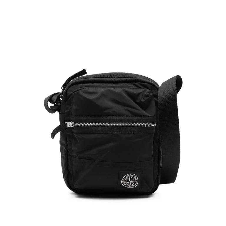 Compass-patch Messenger Bag