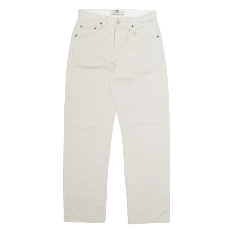LEVI'S Mens Trousers Beige Regular Tapered W30 L32