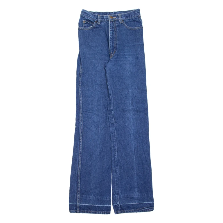 CALVIN KLEIN JEANS Womens Jeans Blue Slim Bootcut Stone Wash W26 L32