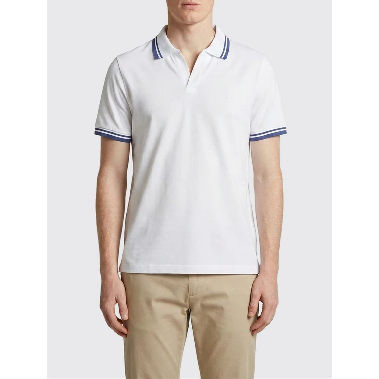 Polo Shirt Men color White (NPMB252141STDWB001)
