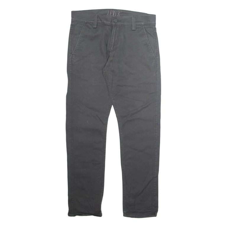 LEVI'S Mens Jeans Grey Regular Straight W32 L32