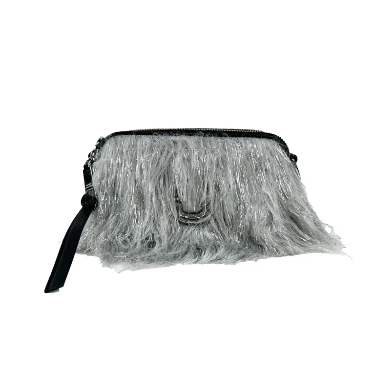 Marc Jacobs The Snapshot Creature Crossbody Bag Silver Leather - Women (MA84895367NY)
