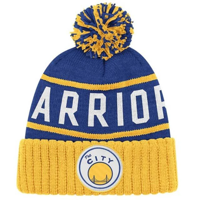 Men's NBA Golden State Warriors High 5 Cuffed Knit Beanie Knit Hat