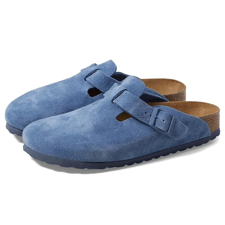 Boston Soft Footbed Suede Leather Sandal