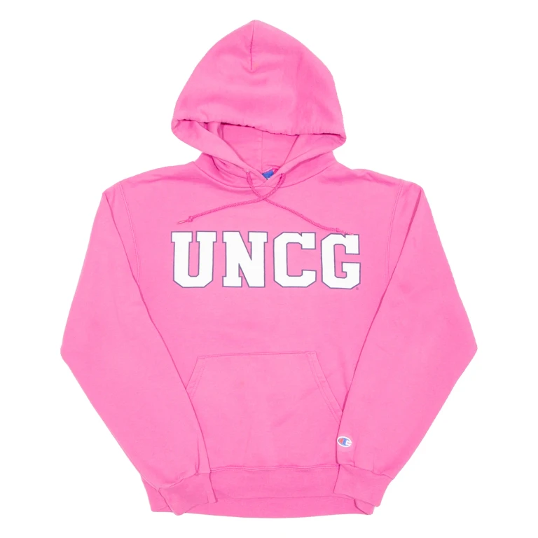 CHAMPION Womens Pink Hoodie USA S
