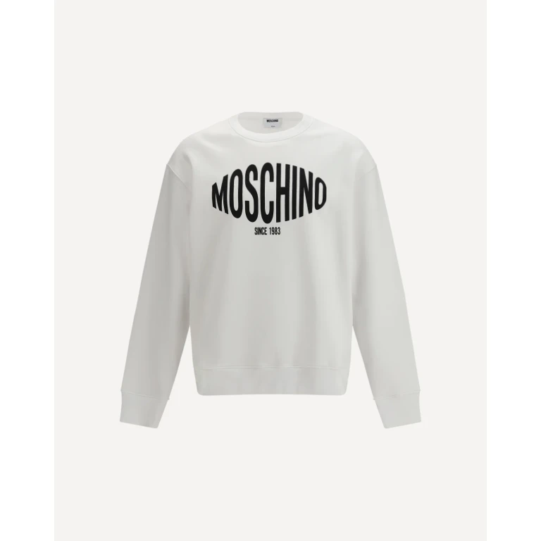 MOSCHINO Printed organic cotton Sweatshirt Male S