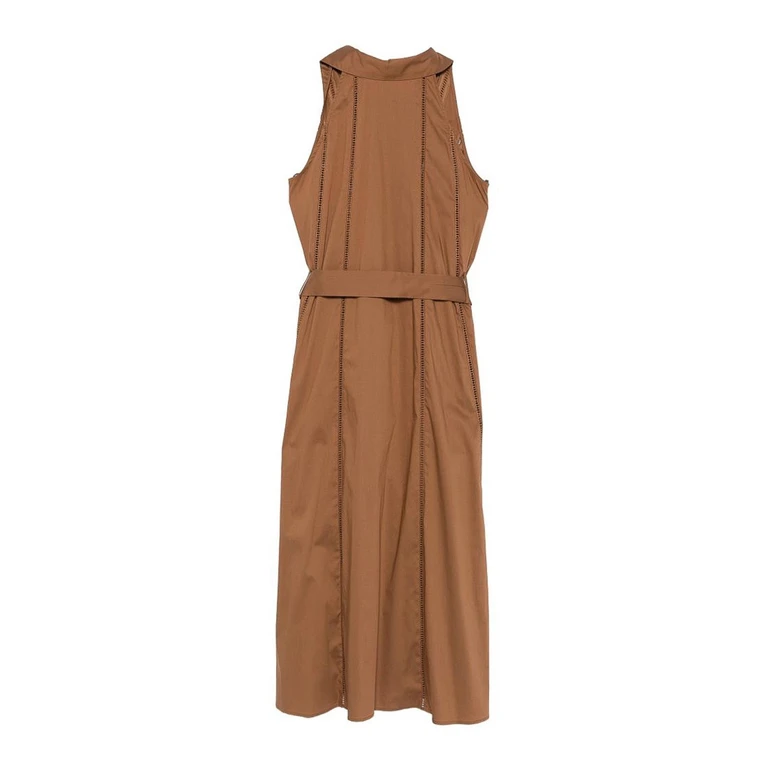 Semicouture Robe Au Genou - Marron (S6SK26T891)