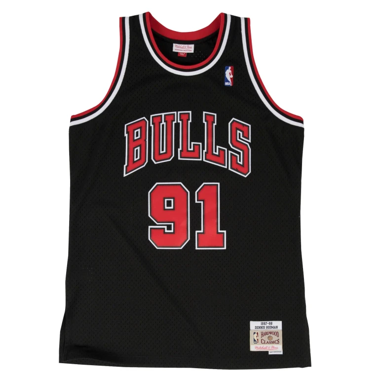 Men's NBA Swingman Alternate Jersey Bulls 1997 Dennis Rodman