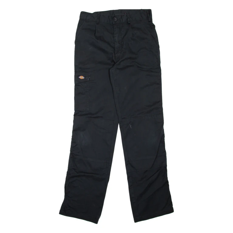 DICKIES Workwear Mens Trousers Black Regular Straight W30 L33
