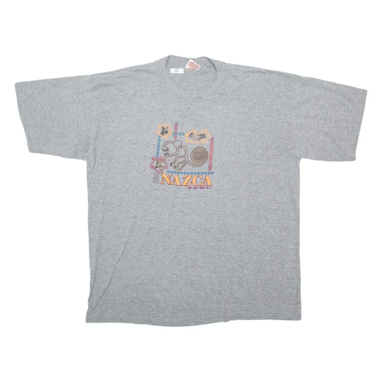 INKART Mens T-Shirt Grey L