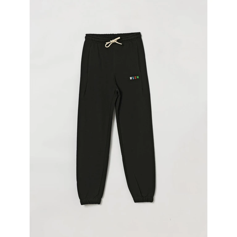 MSGM KIDS Pants Kids color Black (S6MSJBFP285MS040)