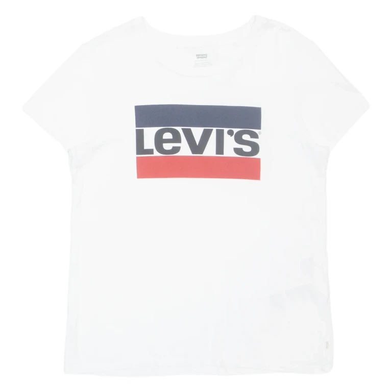 LEVI'S Womens T-Shirt White M