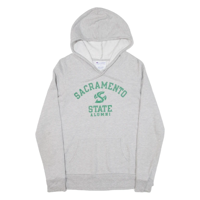 CHAMPION State Alumni Womens Grey Hoodie USA L