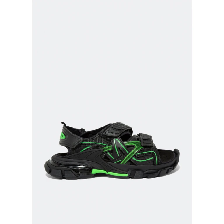 Balenciaga Track Sandal 'Black Fluo Green'