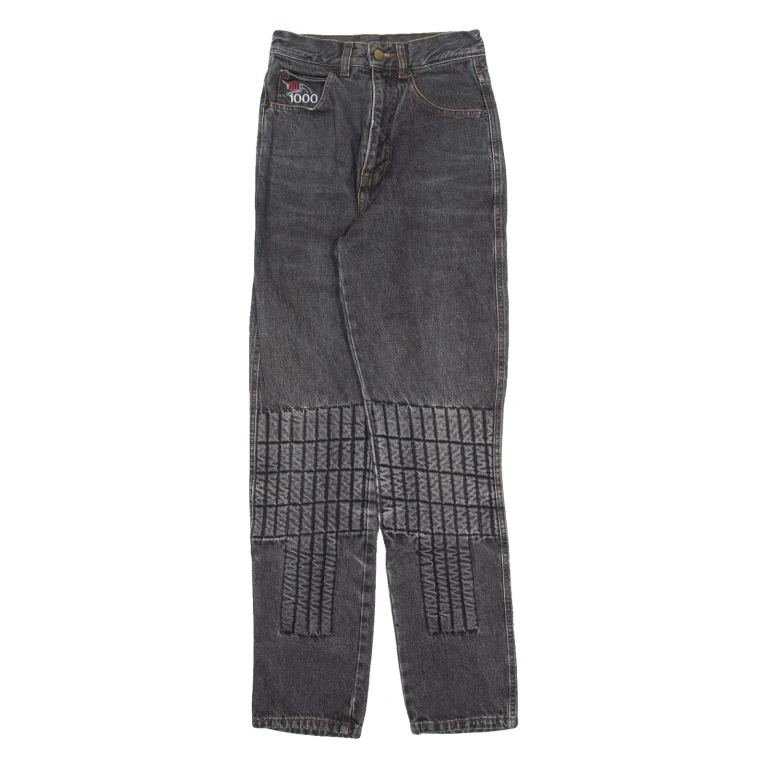 Womens Trousers Black Slim Tapered W24 L30