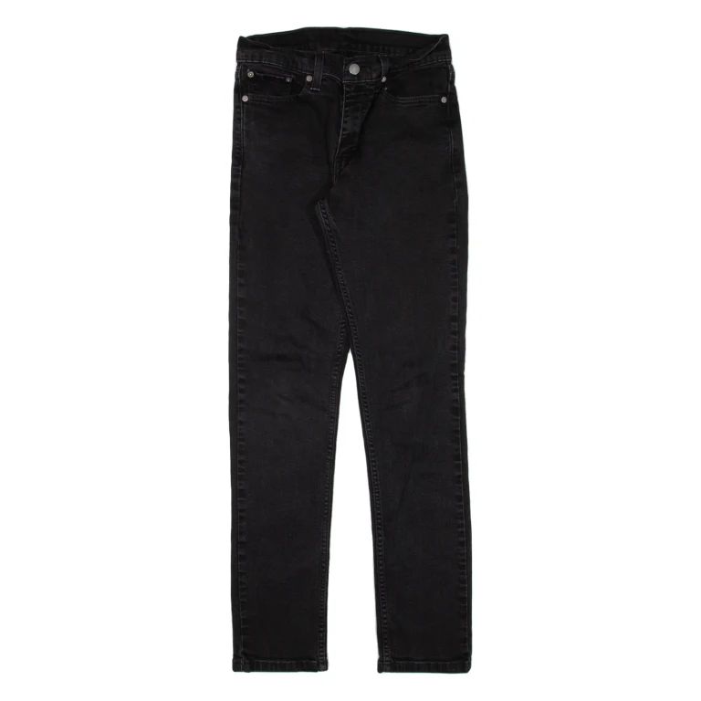 LEVI'S 511 Jeans Womens Black Slim Straight W26 L32