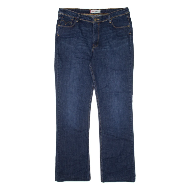 LEVI'S 627 Womens Jeans Blue Regular Straight W33 L27