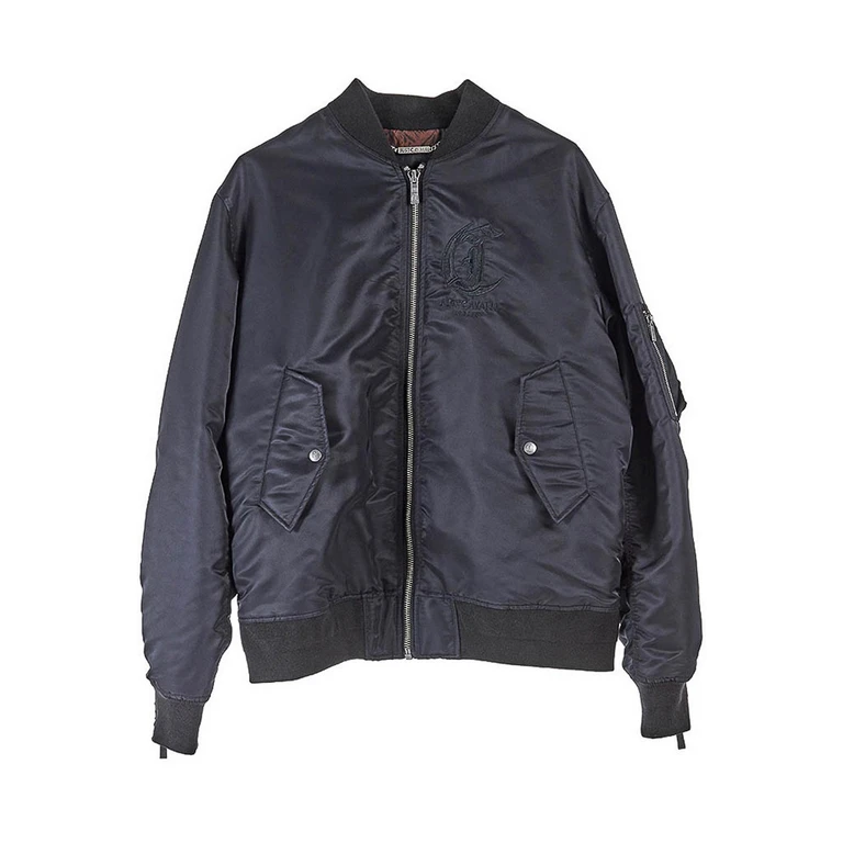 Just Cavalli Bomber - Noir (77OASD21CQD82BLACK)