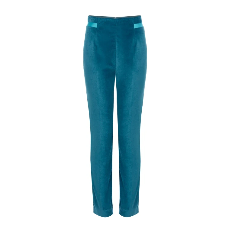 BUD | High-Waist Velvet Trousers