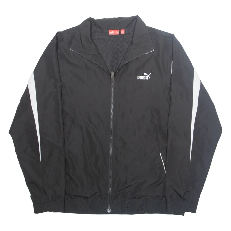 PUMA Mens Track Jacket Black L