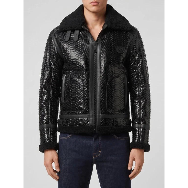 Jacket Men color Black (AABCMLB1672PLE029P02)