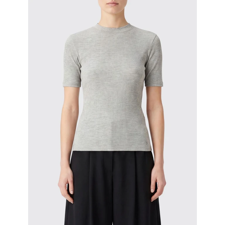 LOULOU DE SAISON T-Shirt Woman color Grey (AVALYNLDSGREYMELANGE)