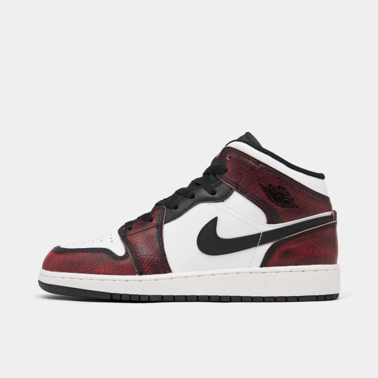 Grade School Air Jordan Retro 1 Mid Wear-Away Chicago (Gs)'