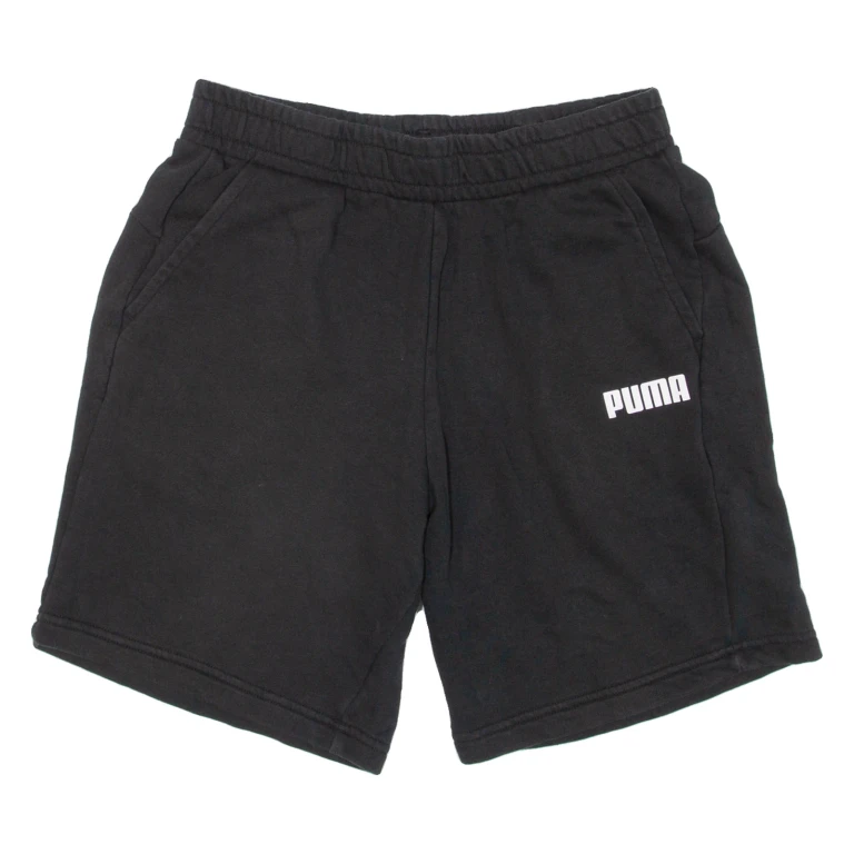 PUMA Mens Casual Shorts Black Relaxed M W30