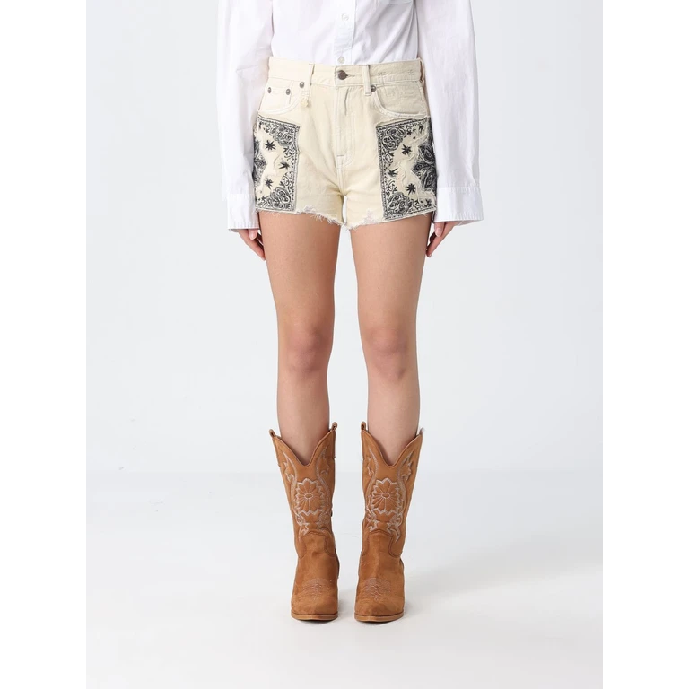 Shorts Woman color Beige (R13WD191DIQUE)