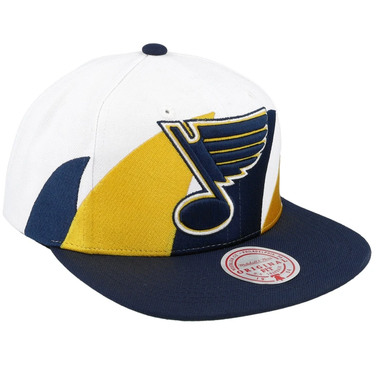 Men's NHL Vintage Sharktooth Snapback Blues Snapback Caps