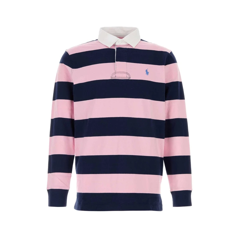 Polo Ralph Lauren Embroidered Cotton Polo Shirt Carmelpinknewportnavy Exterior: Maglie - Men