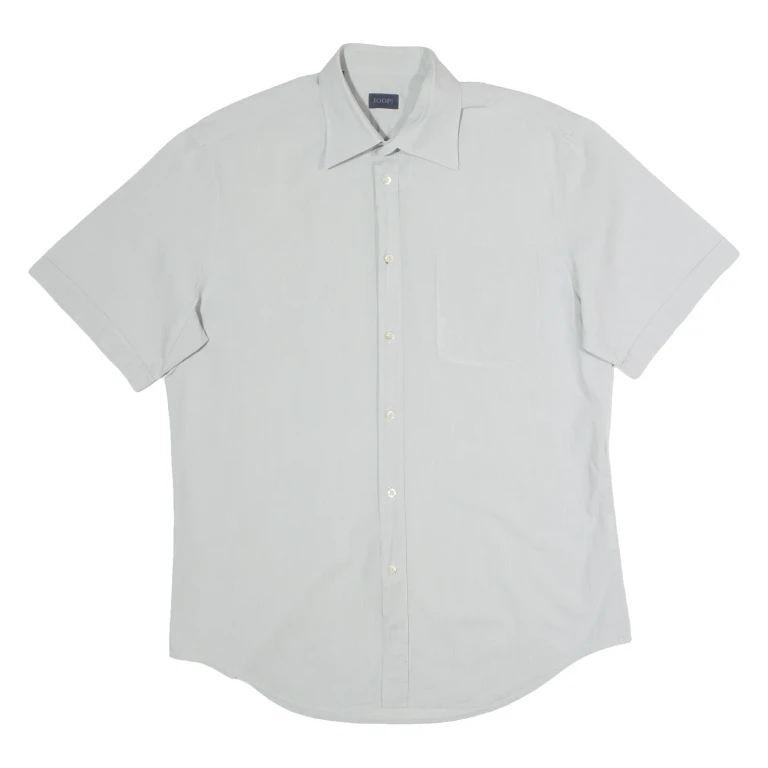 JOOP! Mens Plain Shirt Grey M