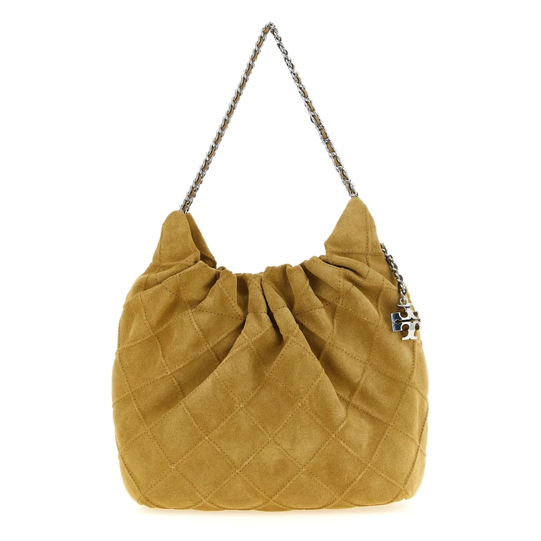 Tory Burch Beige Calfskin Shoulder Bag - Women