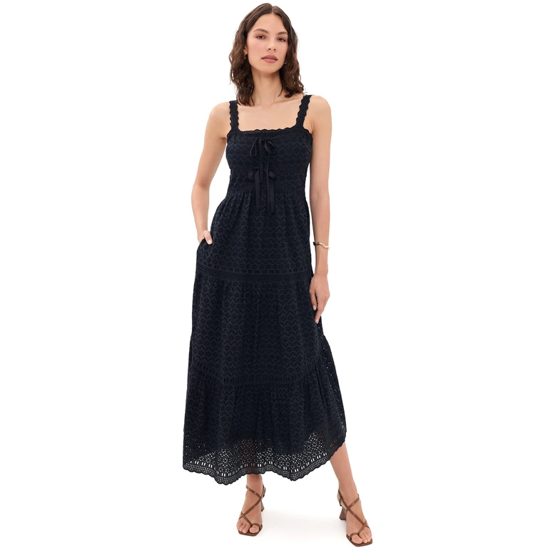 Ulla Johnson Constance Cotton Dress Midnight 8