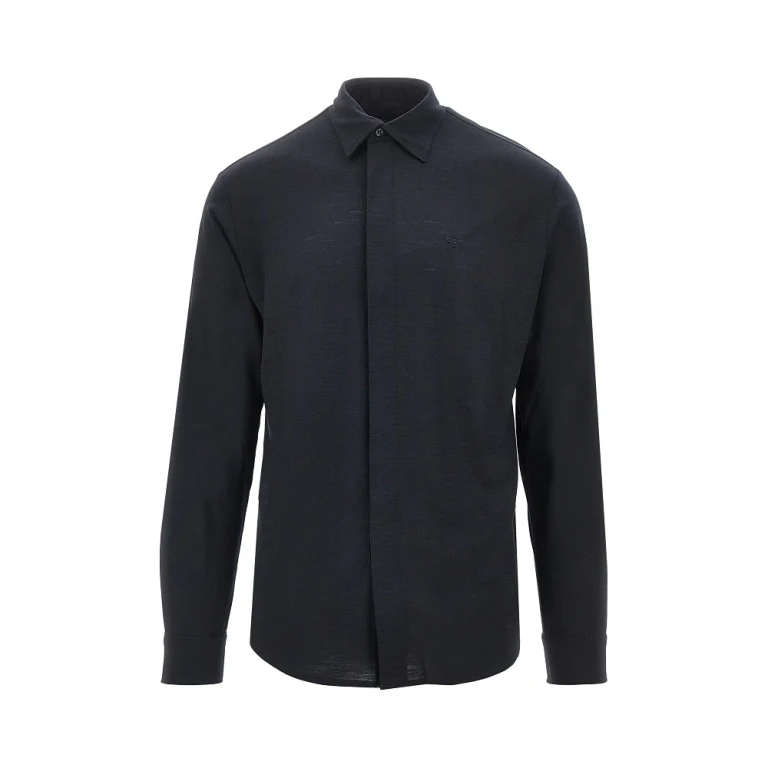 EMPORIO ARMANI Wool jersey shirt Man L