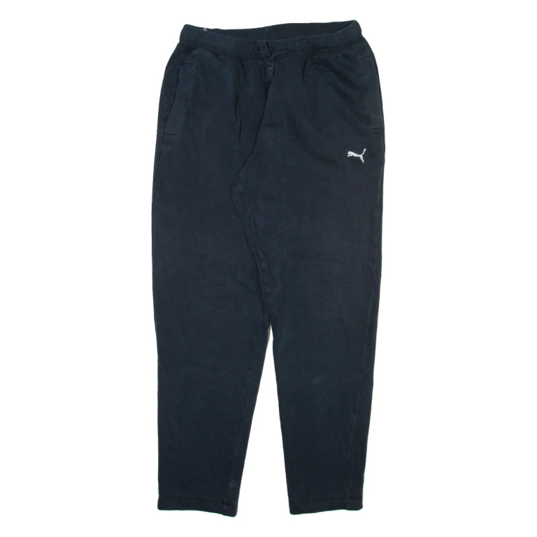PUMA Mens Joggers Blue Tapered L W30 L30