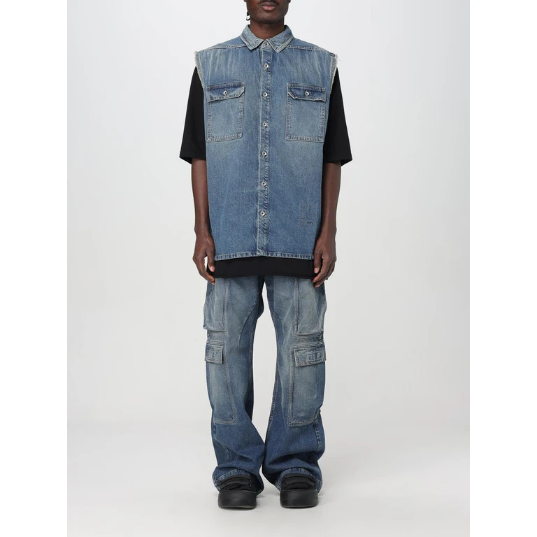 Jacket Men color Indigo (DU01E3764DWB06)