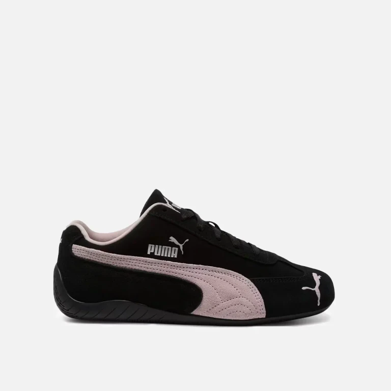 Speedcat OG Women's Sneakers - Black & Mauve Suede Low-Top