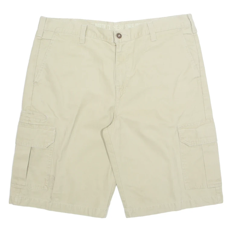 DICKIES Mens Workwear Shorts Beige Relaxed L W37