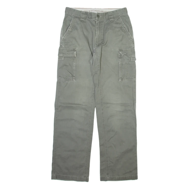 COLUMBIA Mens Trousers Grey Relaxed Straight W30 L30