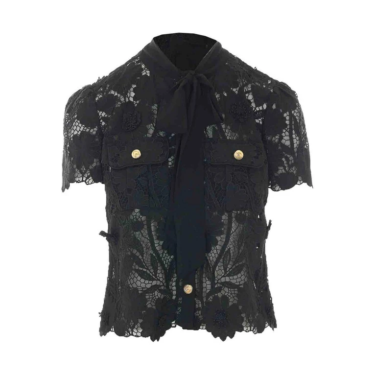 Self Portrait Top - Noir (111TBLACK)