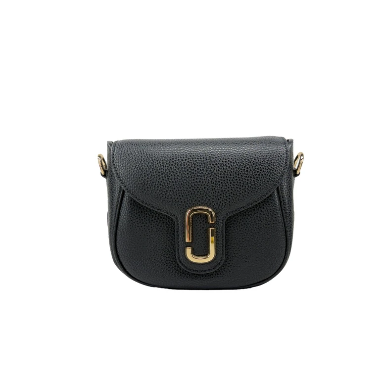Marc Jacobs Leather Saddle Crossbody Bag Gold - Women