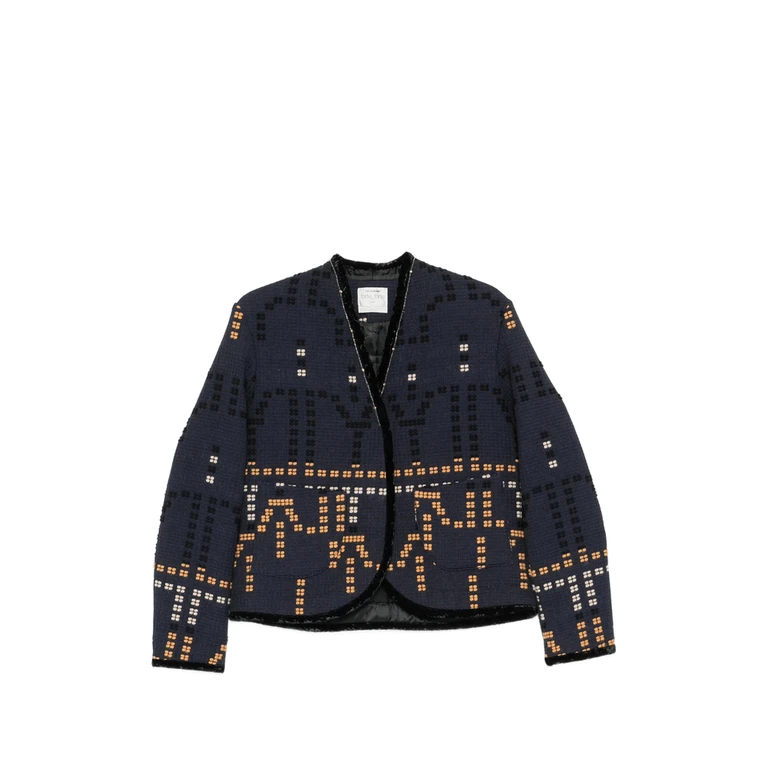 Long-sleeve Buttoned Jacket