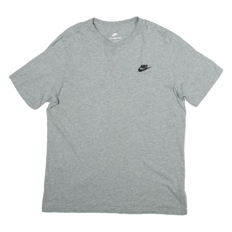 NIKE Mens T-Shirt Grey M