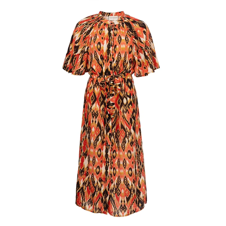 Dress Briska Black-Brown