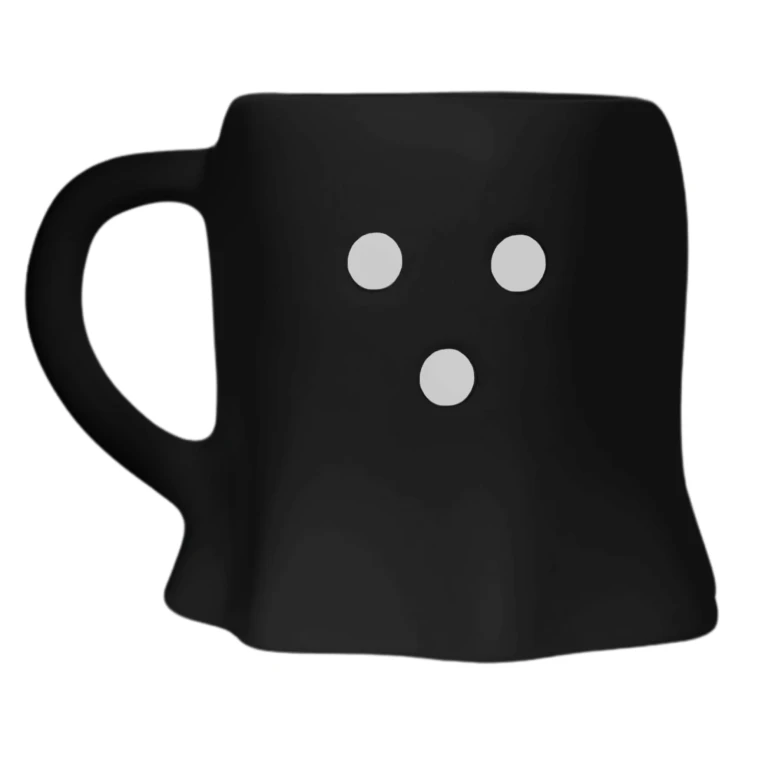 Black Ghost 12 oz Figural Coffee Mug