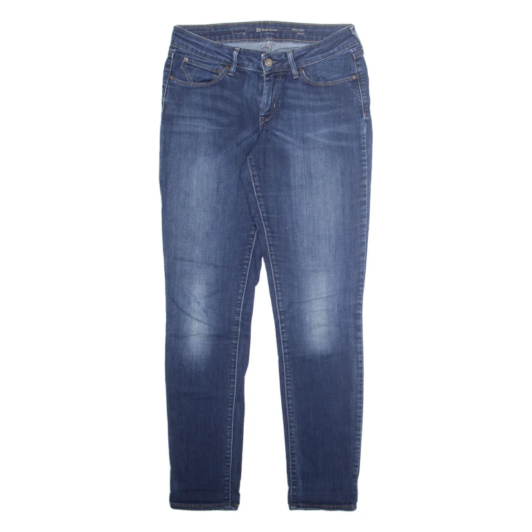 LEVI'S Womens Jeans Blue Regular Skinny Stone Wash W29 L30