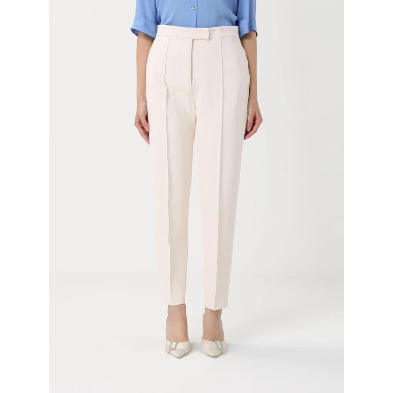 LIU JO Pants Woman color Ivory (CA5076T2527X0659)