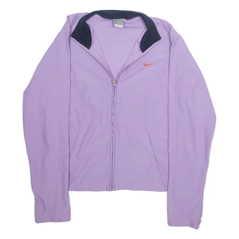 NIKE Womens Track Jacket Purple M