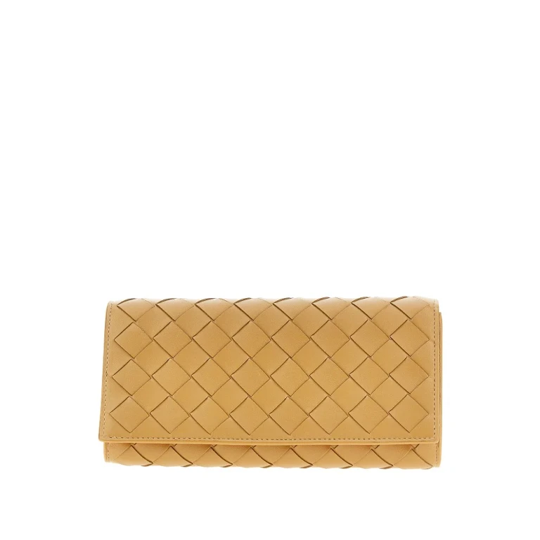 Portefeuille en cuir Intrecciato pour femme Bottega Veneta